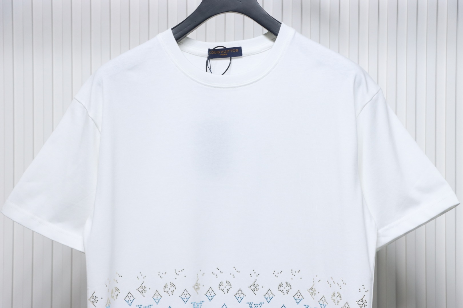 Louis Vuitton LV 25SS Color Diamond Gradient Short Sleeve T-Shirt White