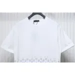 Louis Vuitton LV 25SS Color Diamond Gradient Short Sleeve T-Shirt White
