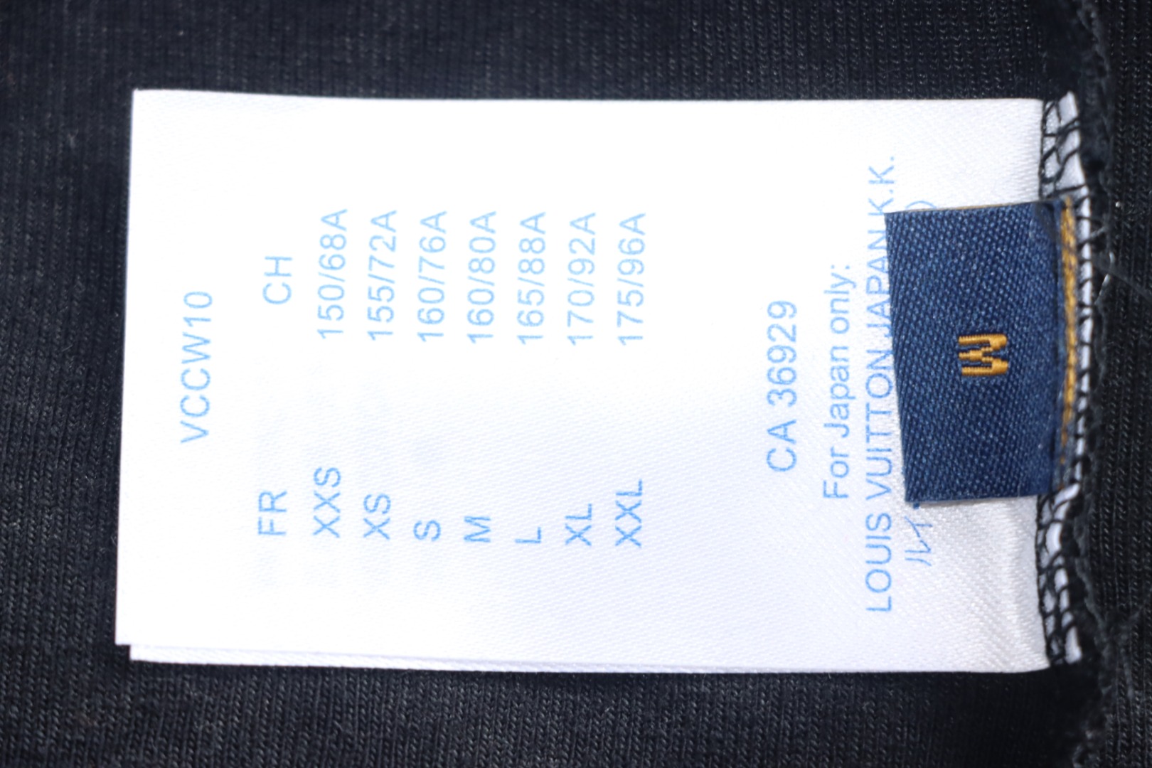 Louis Vuitton LV 25ss counter same style terry fleece round neck short-sleeved T-shirt black