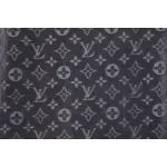 Louis Vuitton LV 25ss counter same style terry fleece round neck short-sleeved T-shirt Grey