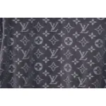 Louis Vuitton LV 25ss counter same style terry fleece round neck short-sleeved T-shirt Grey