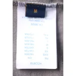 Louis Vuitton LV 25ss counter same style terry fleece round neck short-sleeved T-shirt Grey