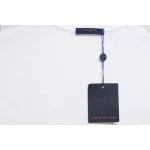 Louis Vuitton LV 25ss counter same style terry fleece round neck short-sleeved T-shirt White