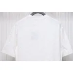 Louis Vuitton LV 25ss counter same style terry fleece round neck short-sleeved T-shirt White