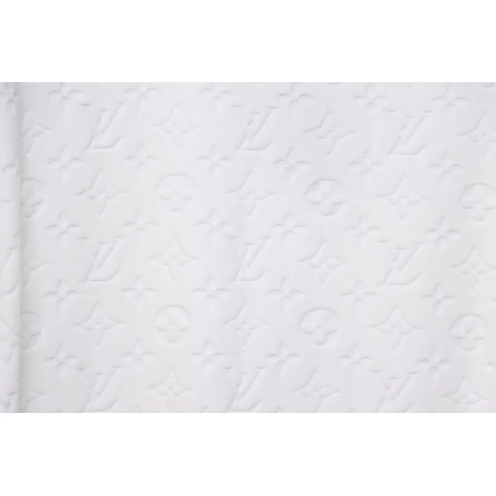 Louis Vuitton LV 25ss counter same style terry fleece round neck short-sleeved T-shirt White