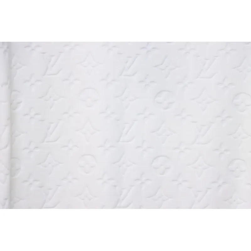 Louis Vuitton LV 25ss counter same style terry fleece round neck short-sleeved T-shirt White