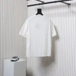 Louis Vuitton LV 25ss counter same style terry fleece round neck short-sleeved T-shirt White
