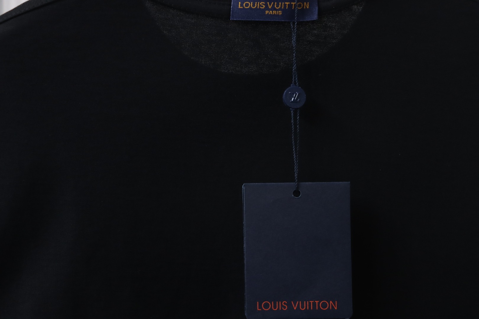 Louis Vuitton LV 25SS damaged letter short-sleeved T-shirt black
