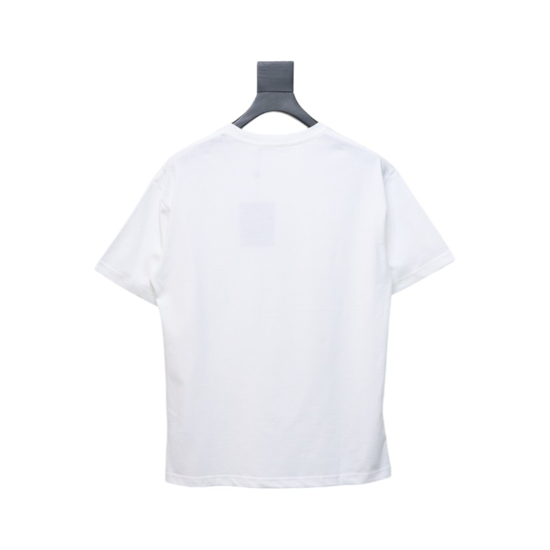 Louis Vuitton LV 25SS damaged letter short-sleeved T-shirt White