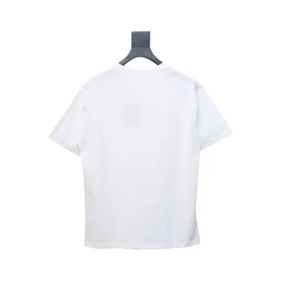 Louis Vuitton LV 25SS damaged letter short-sleeved T-shirt White 02