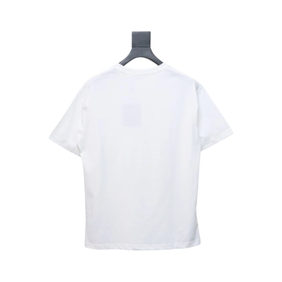 Louis Vuitton LV 25SS damaged letter short-sleeved T-shirt White 02