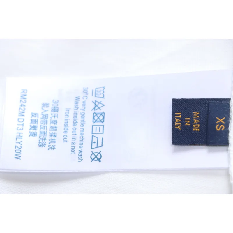 Louis Vuitton LV 25SS damaged letter short-sleeved T-shirt White