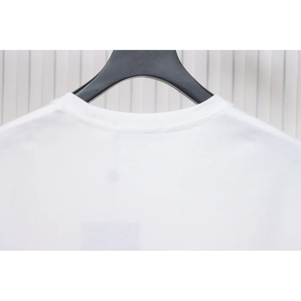 Louis Vuitton LV 25SS damaged letter short-sleeved T-shirt White