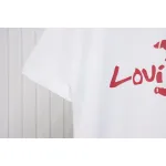 Louis Vuitton LV 25SS damaged letter short-sleeved T-shirt White