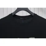 Louis Vuitton LV 25SS flocked logo short-sleeved T-shirt black