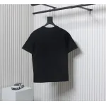 Louis Vuitton LV 25SS flocked logo short-sleeved T-shirt black
