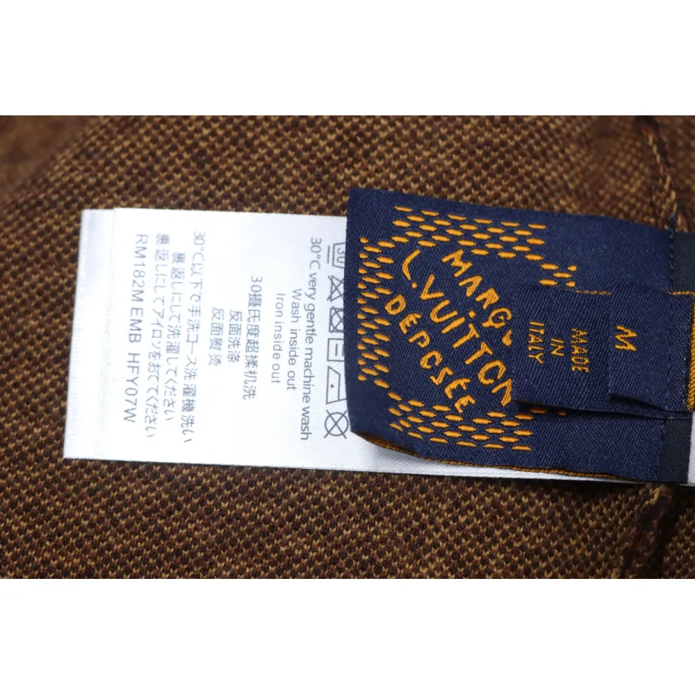 Louis Vuitton LV 25ss New Pharrell Chessboard Short Sleeve T-Shirt Brown