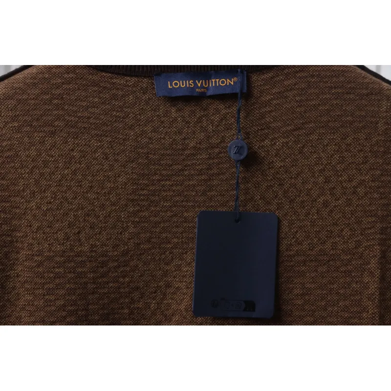 Louis Vuitton LV 25ss New Pharrell Chessboard Short Sleeve T-Shirt Brown