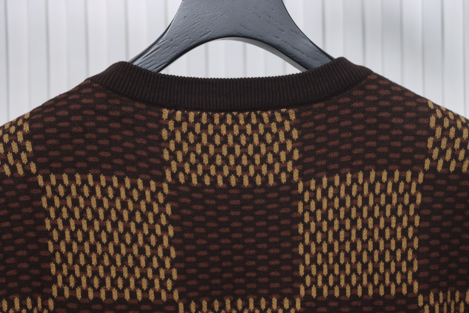 Louis Vuitton LV 25ss New Pharrell Chessboard Short Sleeve T-Shirt Brown