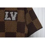 Louis Vuitton LV 25ss New Pharrell Chessboard Short Sleeve T-Shirt Brown