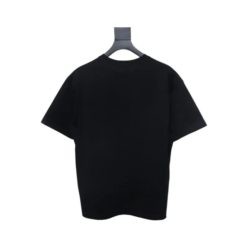 Louis Vuitton LV 25SS Pink Letters Short Sleeve T-Shirt black