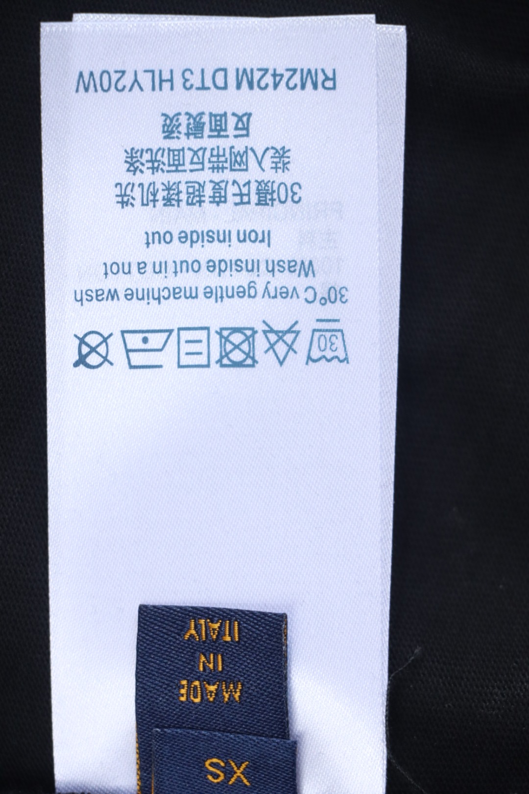 Louis Vuitton LV 25SS Pink Letters Short Sleeve T-Shirt black