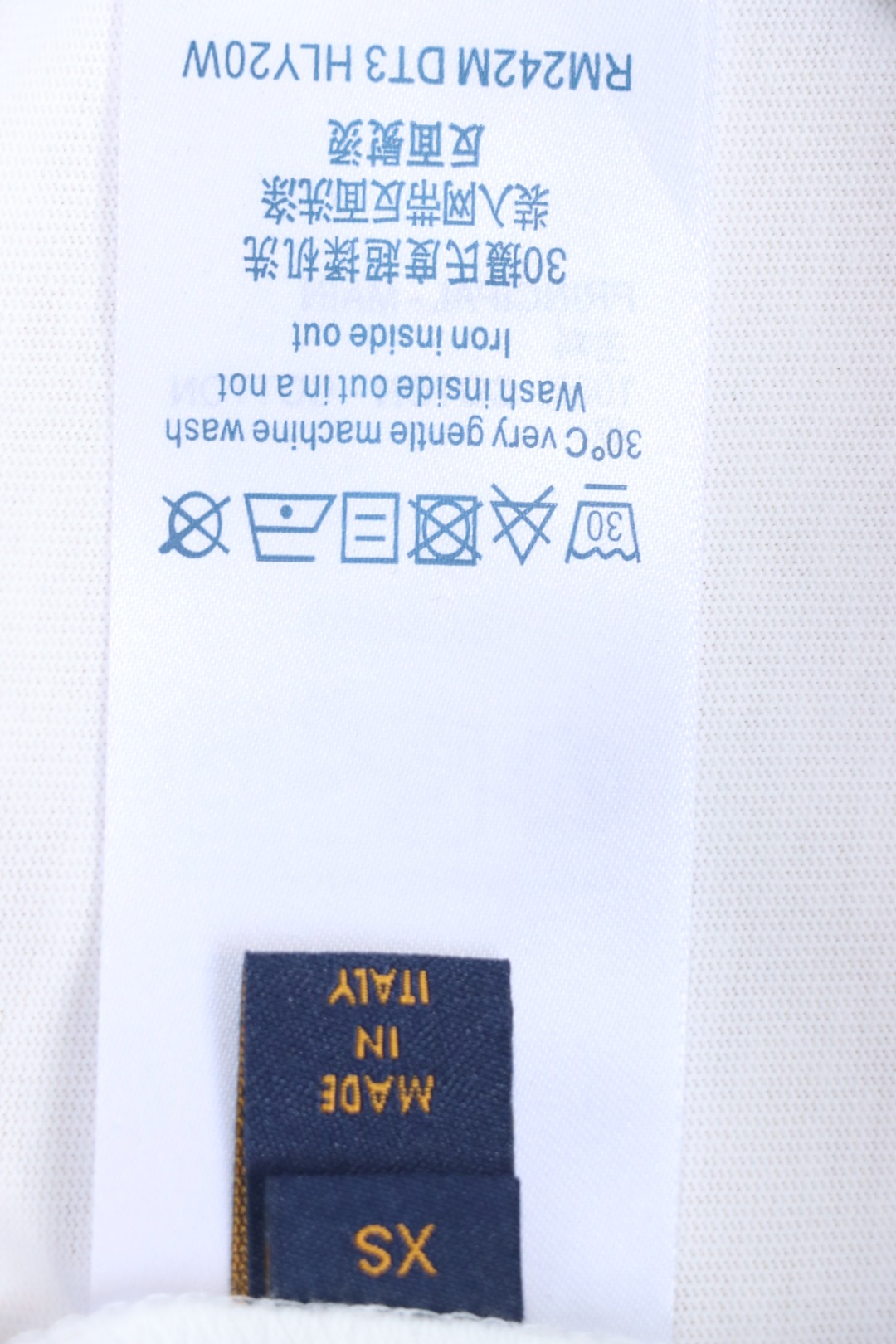 Louis Vuitton LV 25SS Pink Letters Short Sleeve T-Shirt White