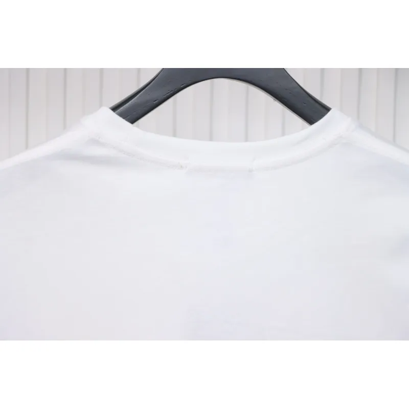 Louis Vuitton LV 25SS Pink Letters Short Sleeve T-Shirt White