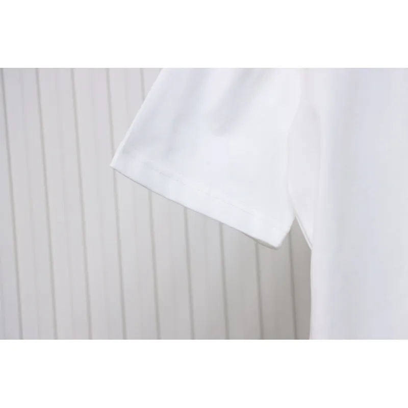 Louis Vuitton LV 25SS Pink Letters Short Sleeve T-Shirt White
