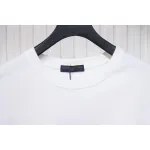 Louis Vuitton LV 25SS Pink Letters Short Sleeve T-Shirt White