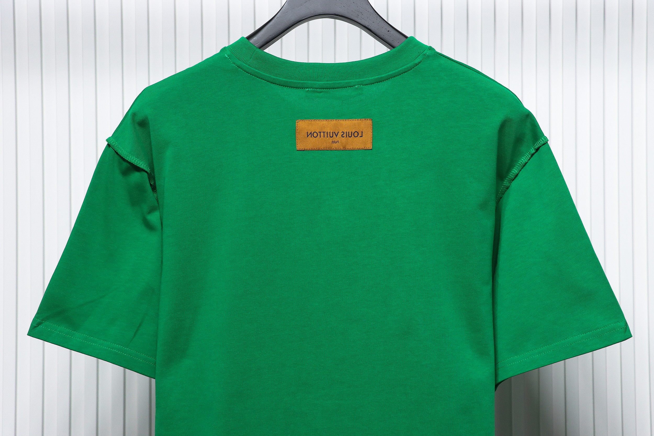 Louis Vuitton LV 3D embossed logo short sleeve Green