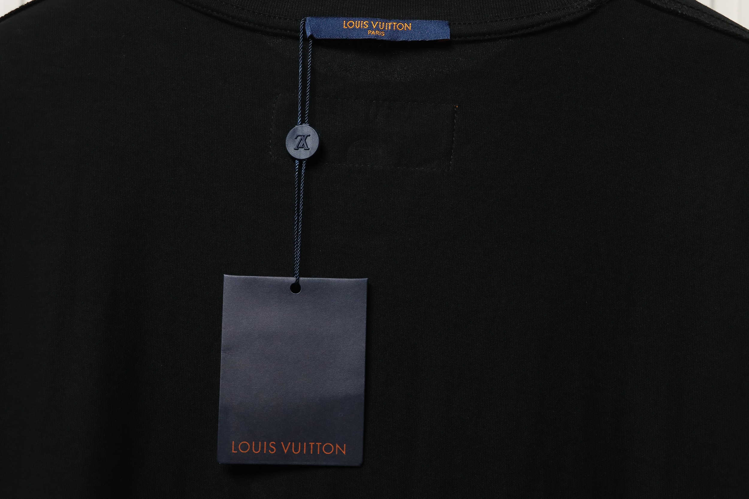 Louis Vuitton LV Checkerboard Color Short Sleeve T-Shirt black