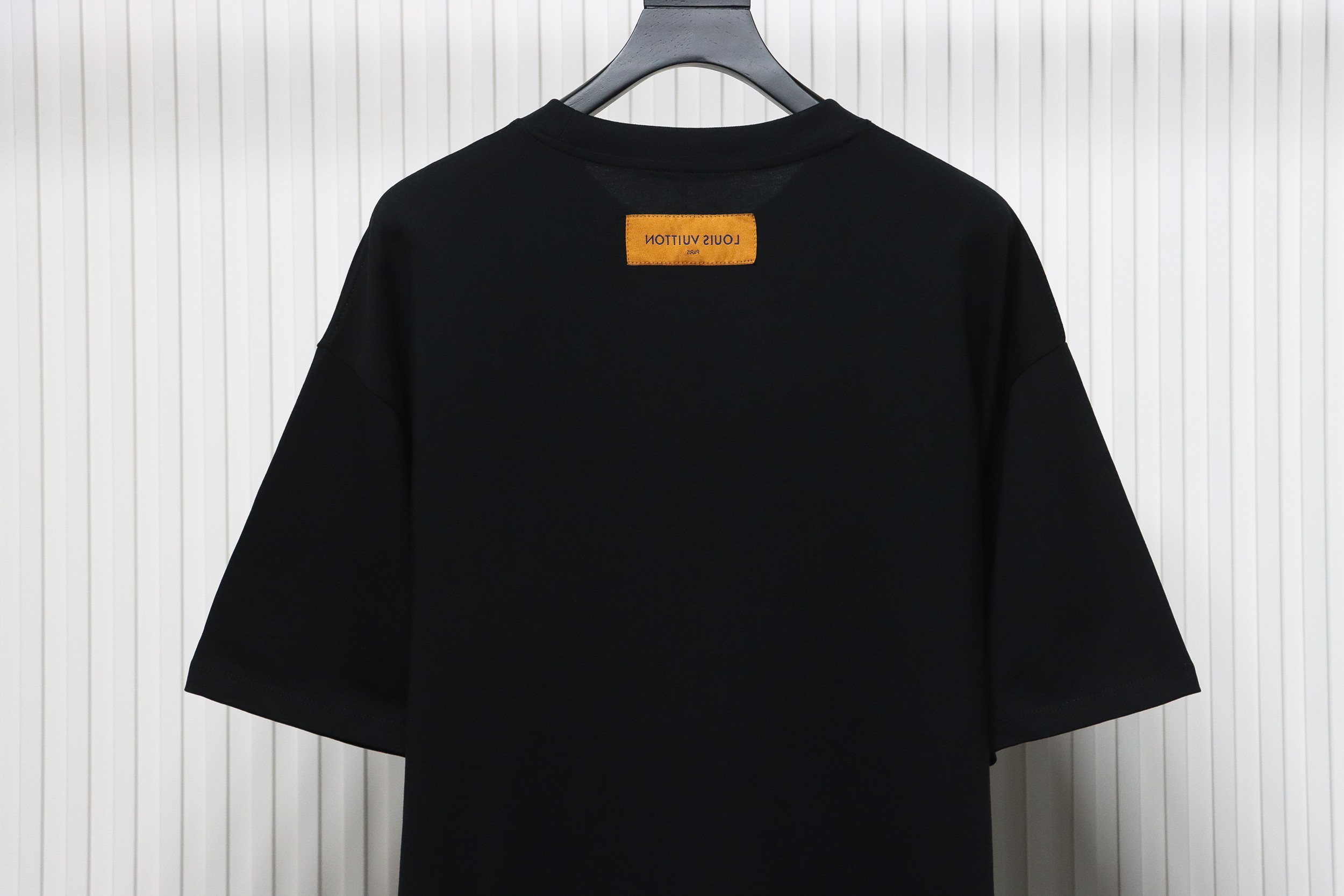 Louis Vuitton LV Checkerboard Color Short Sleeve T-Shirt black