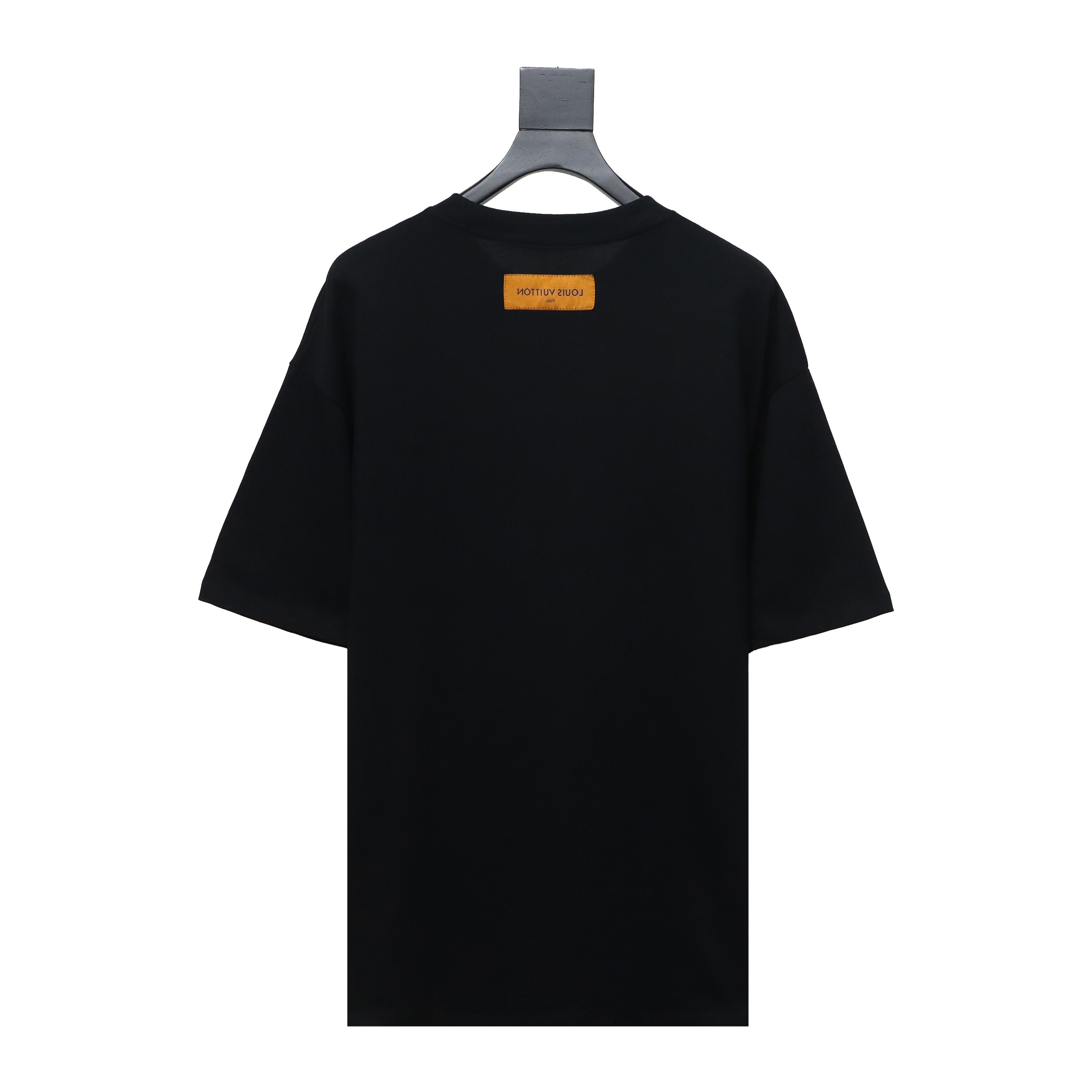 Louis Vuitton LV Checkerboard Color Short Sleeve T-Shirt black