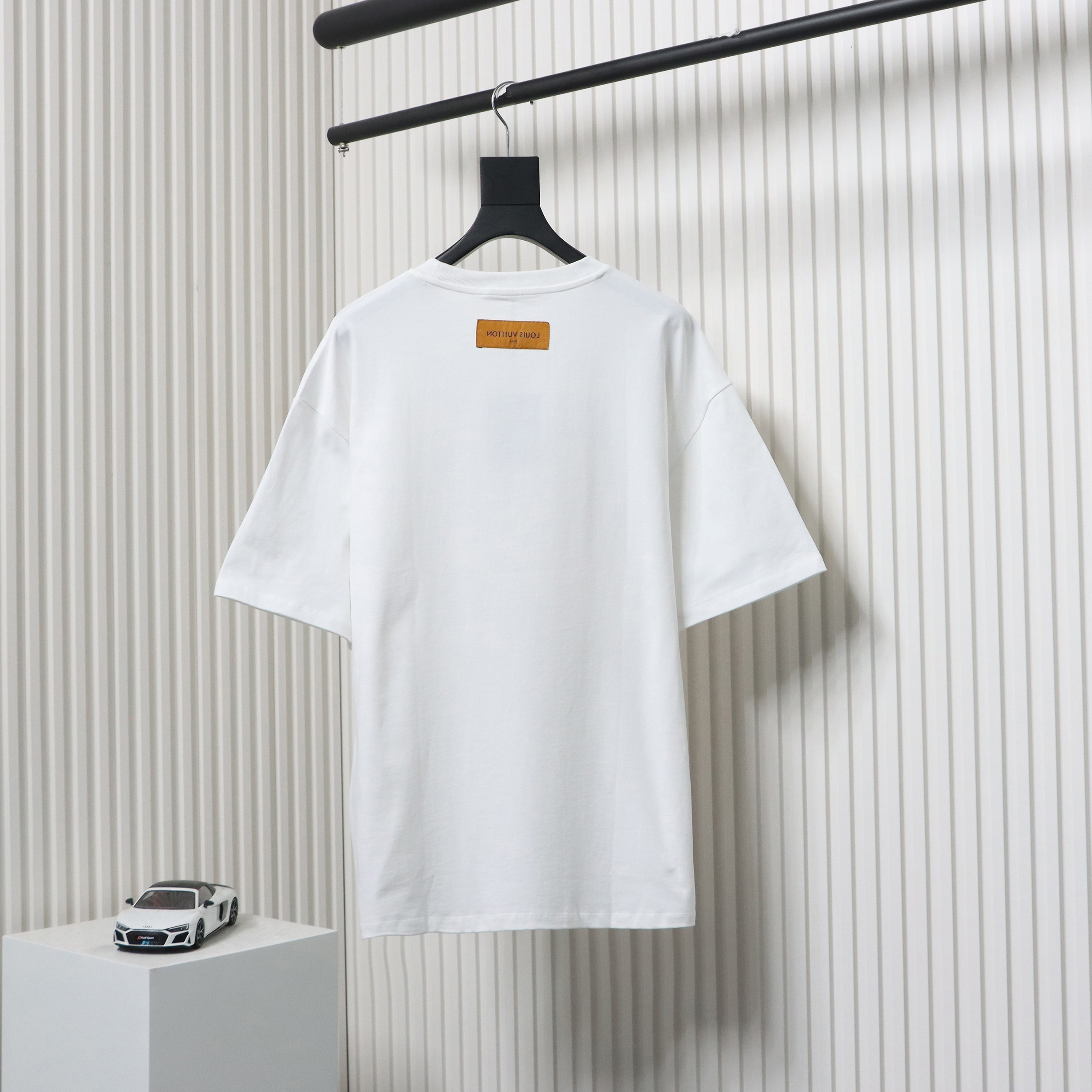 Louis Vuitton LV Checkerboard Color Short Sleeve T-Shirt White