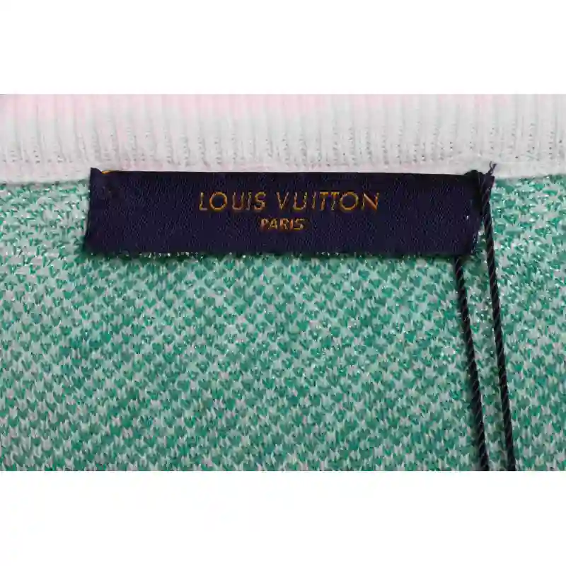 Louis Vuitton LV knitted checkerboard short sleeve