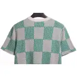 Louis Vuitton LV knitted checkerboard short sleeve
