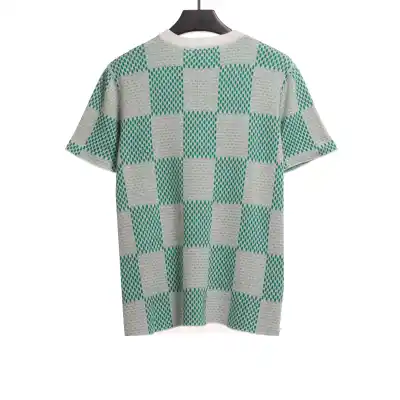 Louis Vuitton LV knitted checkerboard short sleeve 02