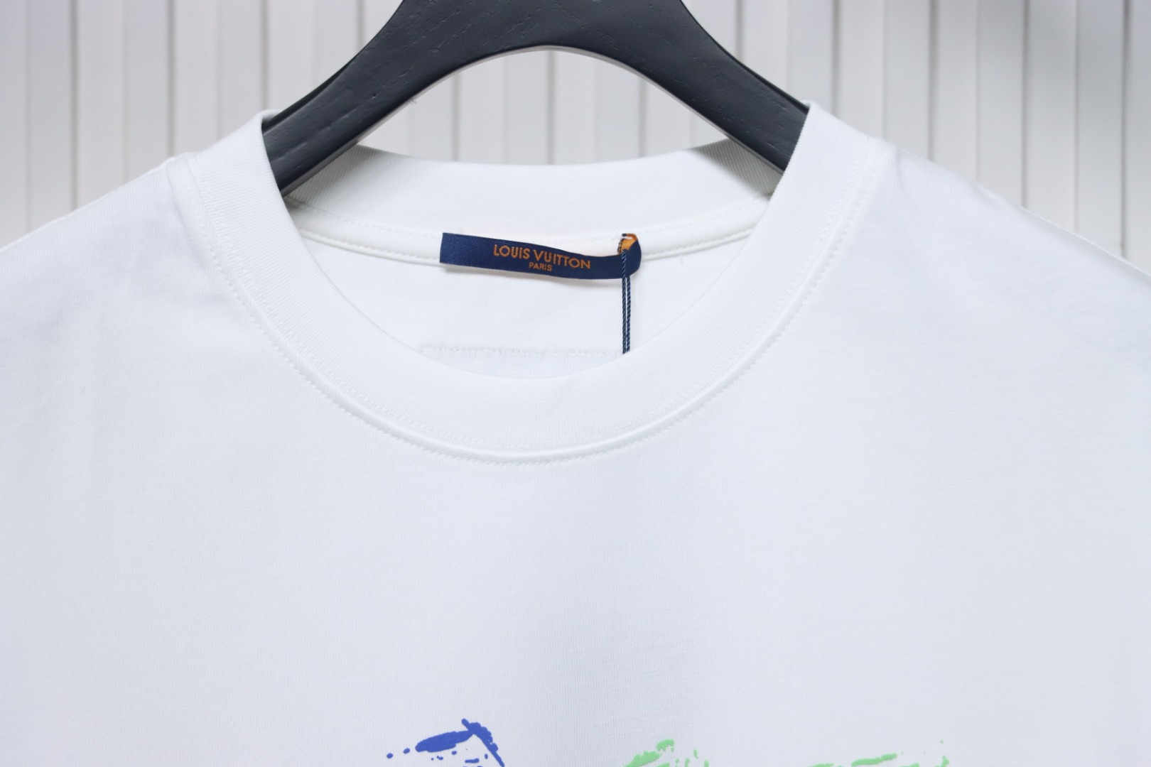Louis Vuitton LV Letter Print Short Sleeve T-Shirt White