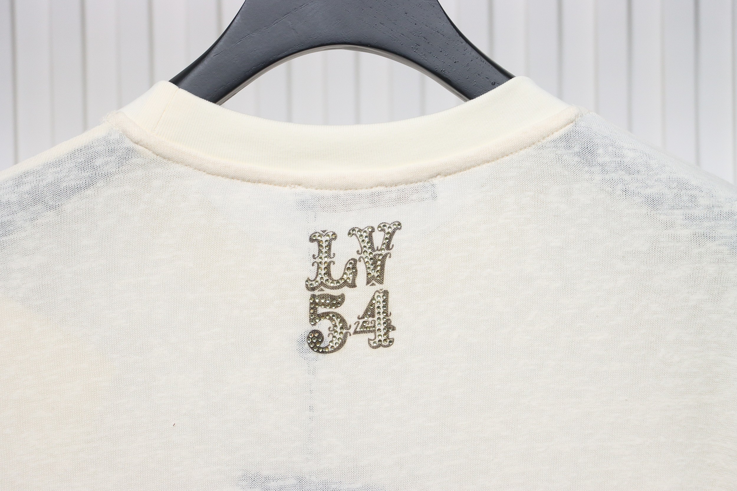 Louis Vuitton LV linen cotton cloud short-sleeved T-shirt