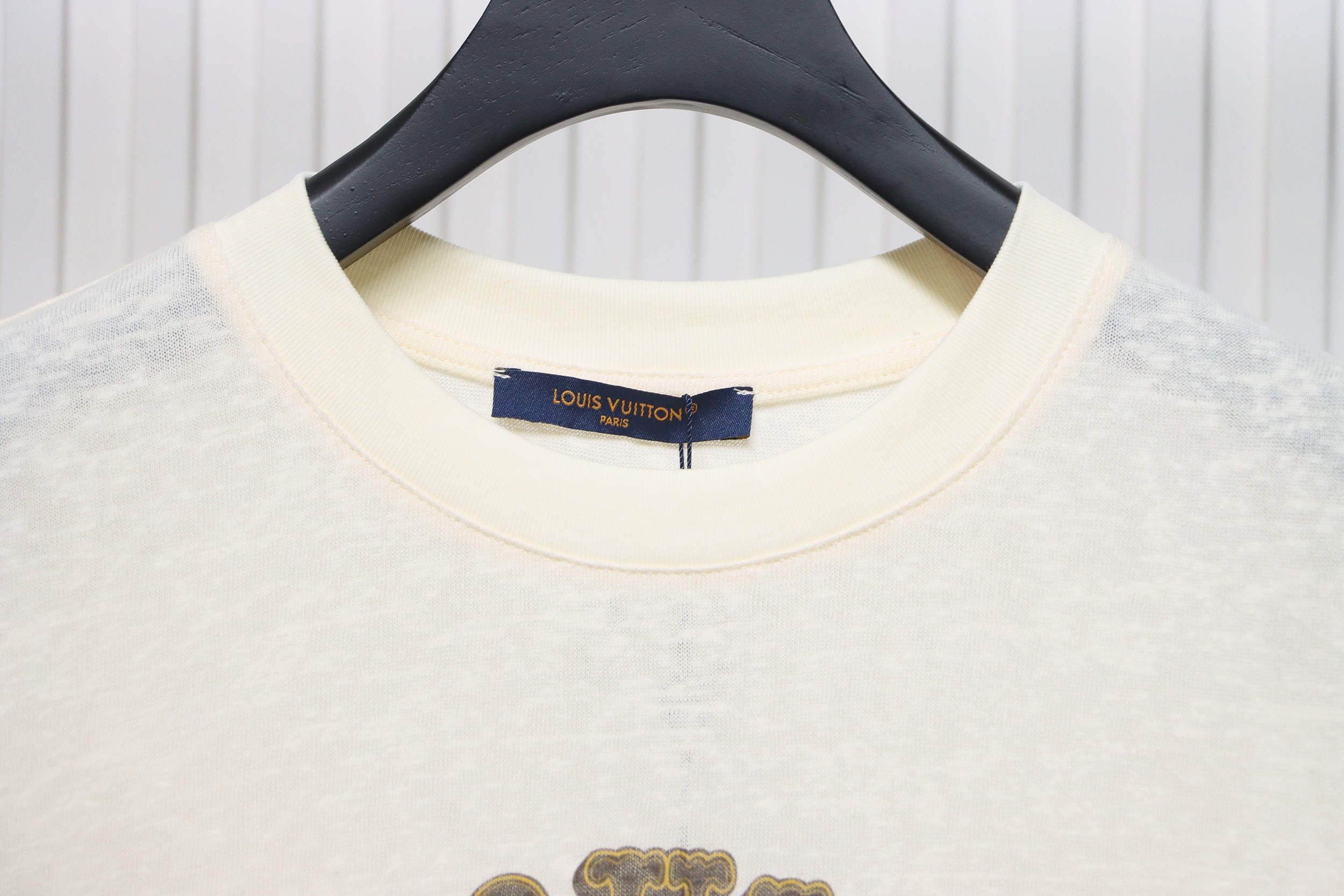 Louis Vuitton LV linen cotton cloud short-sleeved T-shirt