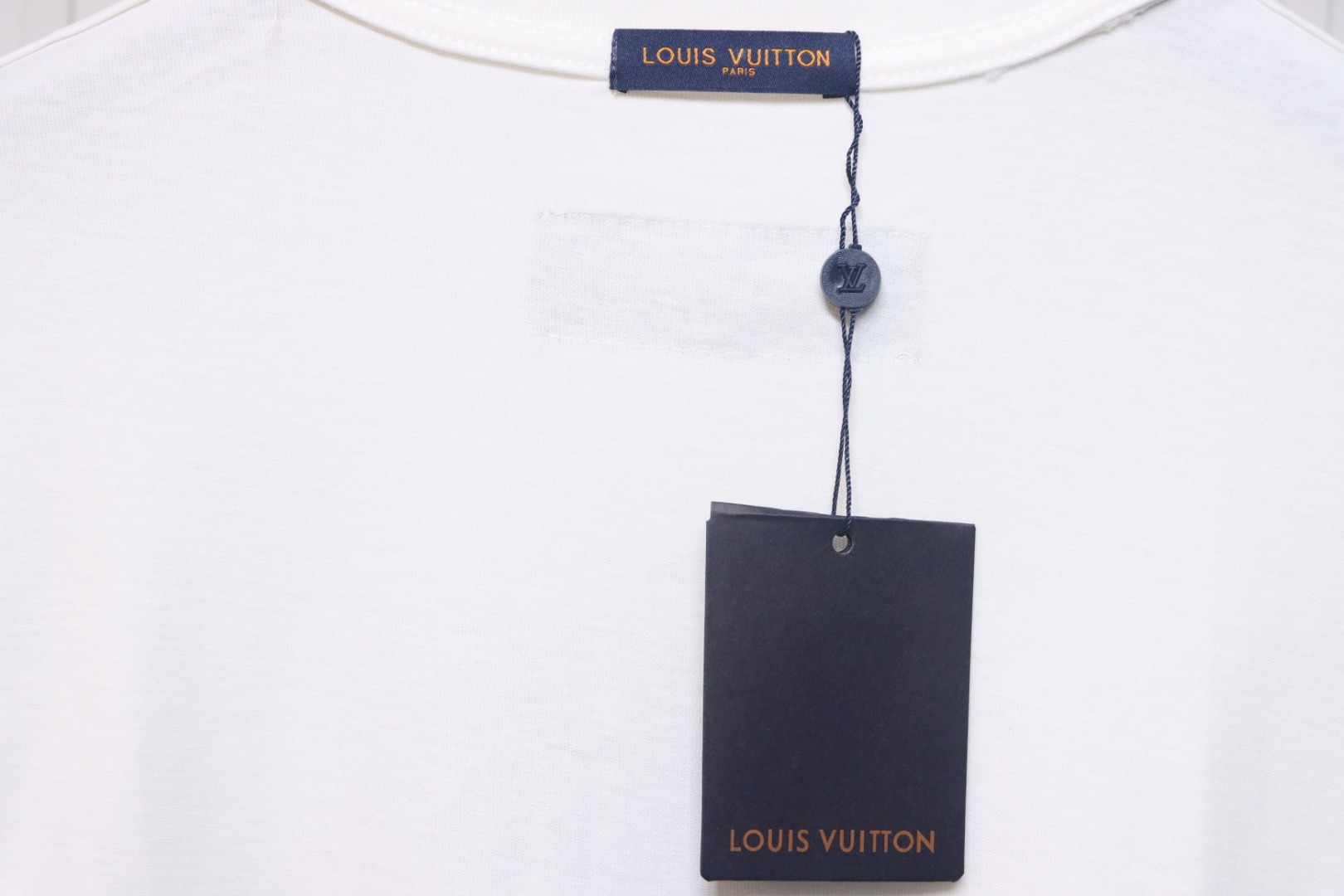 Louis Vuitton LV shadow letter short-sleeved T-shirt White