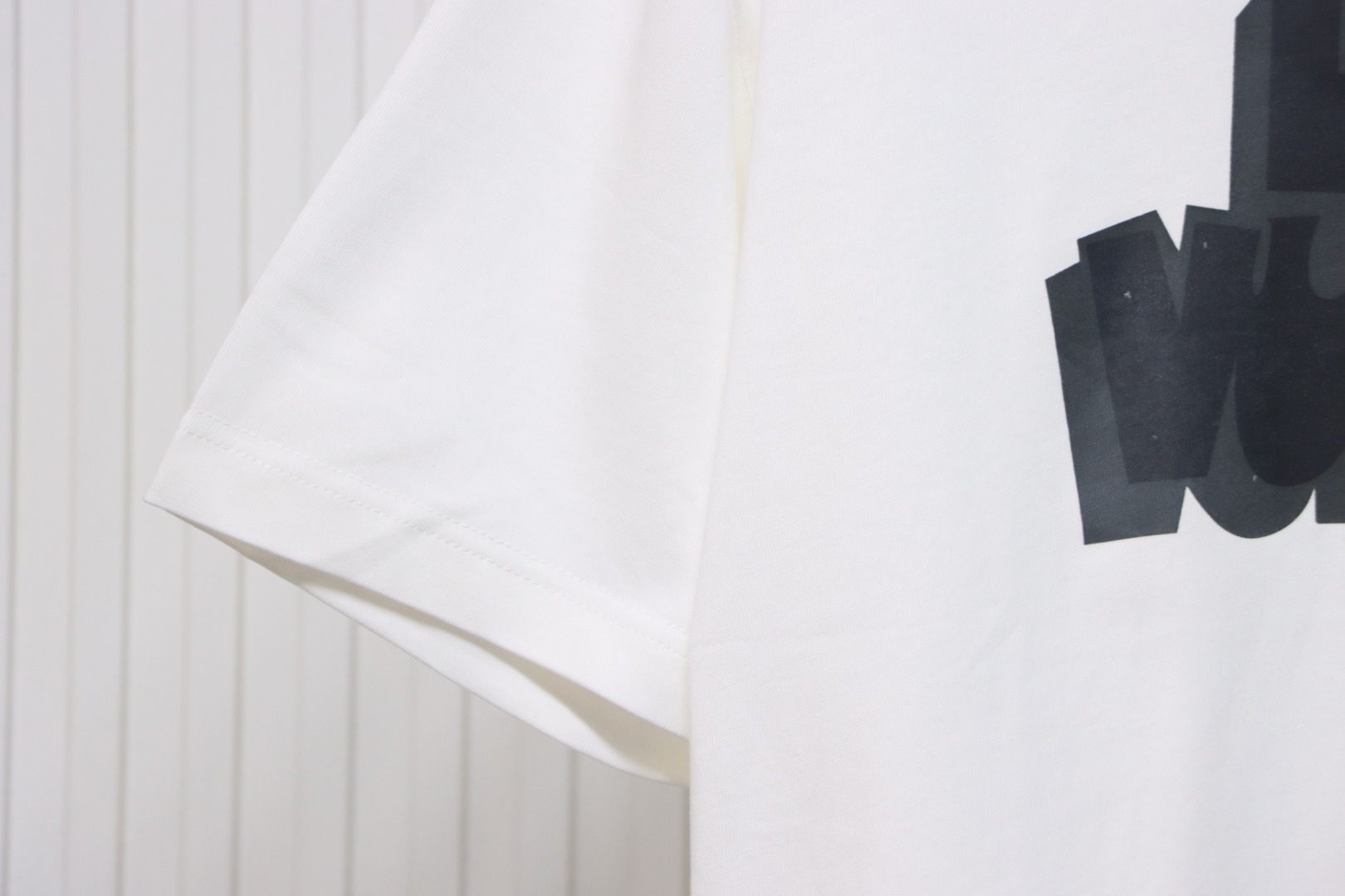 Louis Vuitton LV shadow letter short-sleeved T-shirt White
