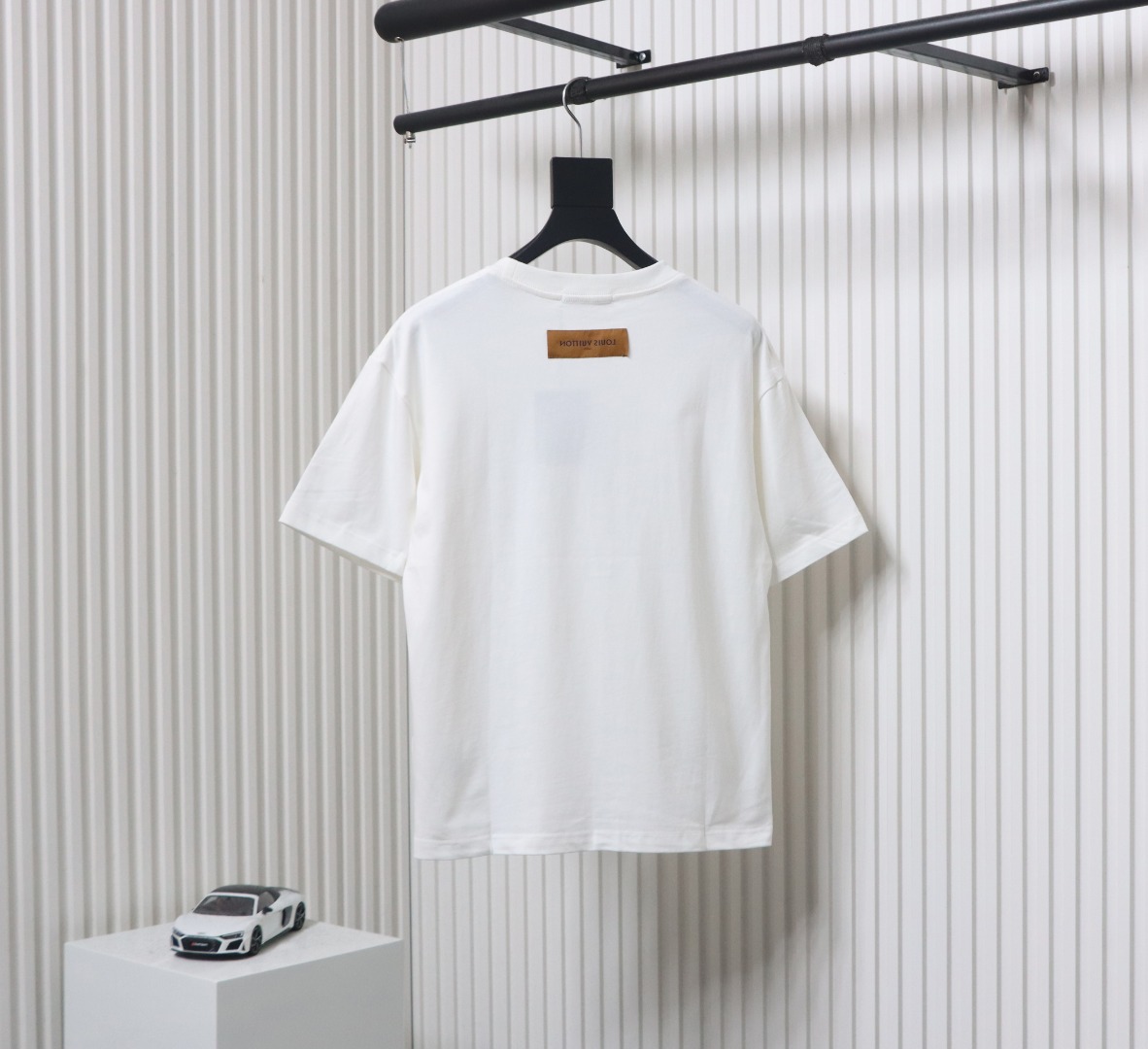 Louis Vuitton LV shadow letter short-sleeved T-shirt White
