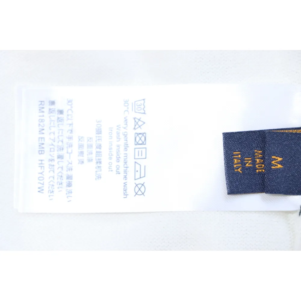 Louis Vuitton LV Ski Series Jacquard Logo Knitted Short Sleeve T-Shirt