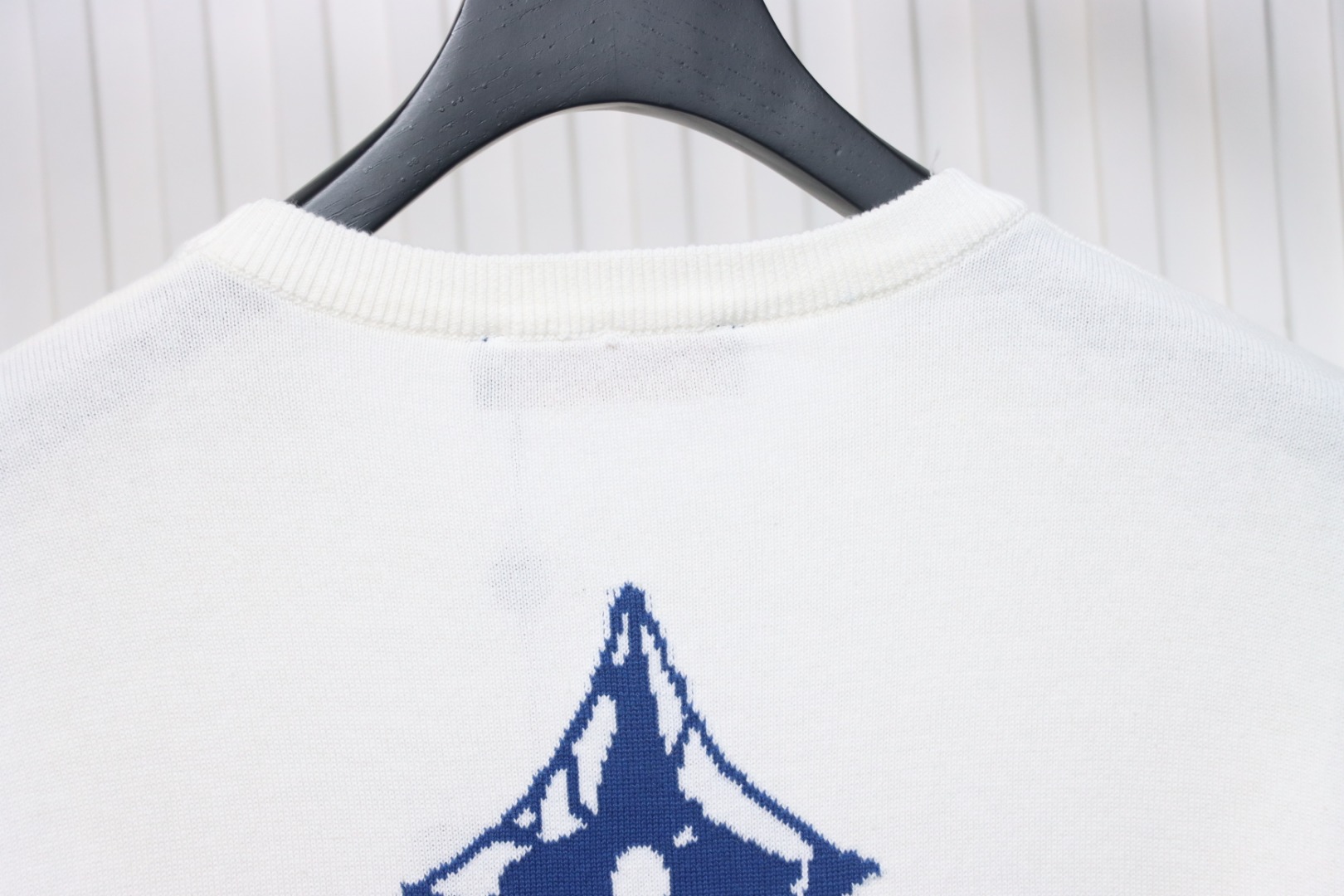 Louis Vuitton LV Ski Series Jacquard Logo Knitted Short Sleeve T-Shirt