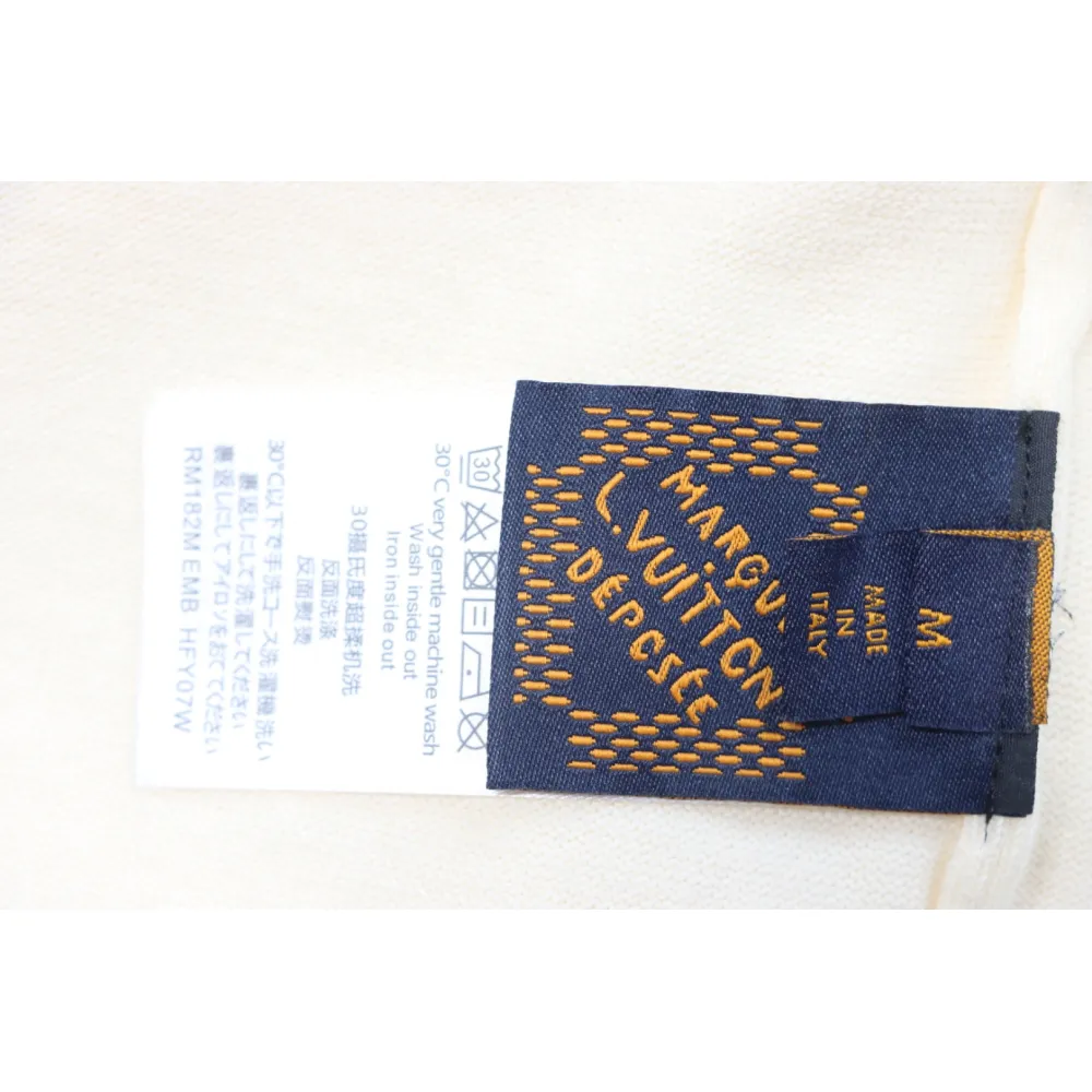 Louis Vuitton LV Tyler co-branded floral jacquard knitted short-sleeved T-shirt