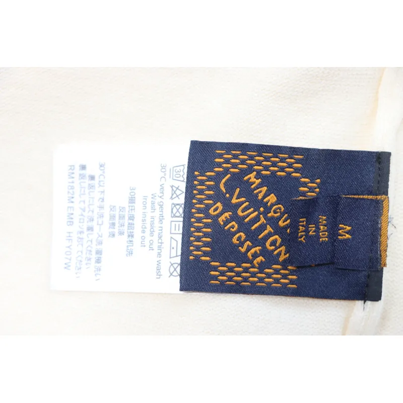 Louis Vuitton LV Tyler co-branded floral jacquard knitted short-sleeved T-shirt