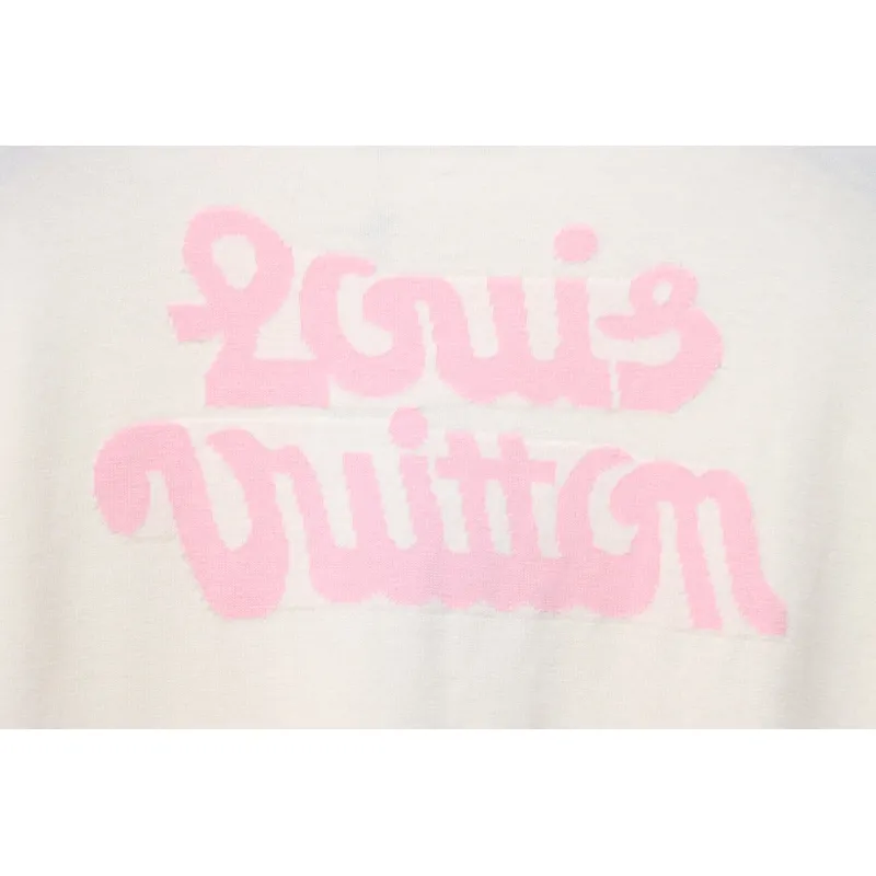 Louis Vuitton LV Tyler co-branded floral jacquard knitted short-sleeved T-shirt