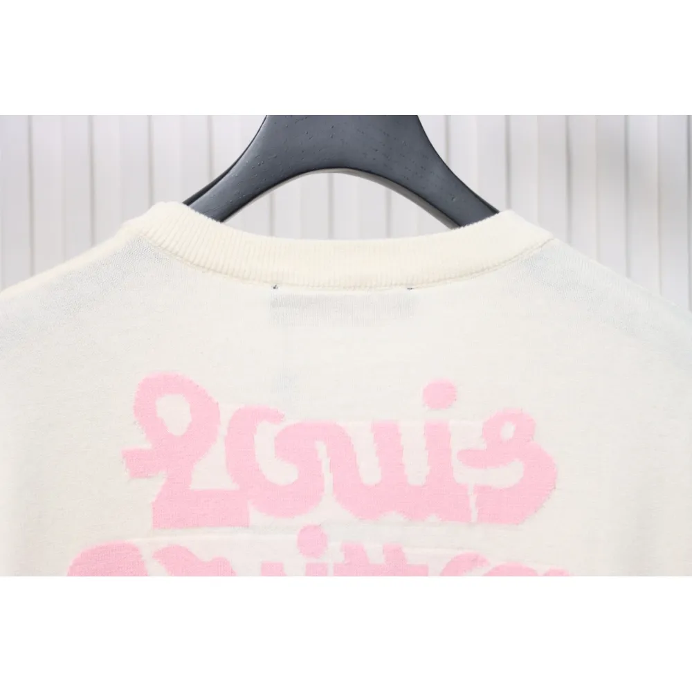 Louis Vuitton LV Tyler co-branded floral jacquard knitted short-sleeved T-shirt